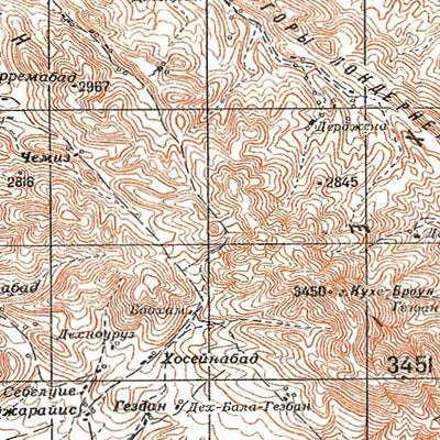 Avenza Systems Inc. Soviet Genshtab - h40-03 - Iran (Islamic Republic of) digital map