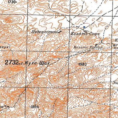 Avenza Systems Inc. Soviet Genshtab - h40-06 - Iran (Islamic Republic of) digital map