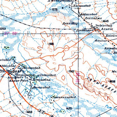 Avenza Systems Inc. Soviet Genshtab - h40-1 - Iran (Islamic Republic of) digital map