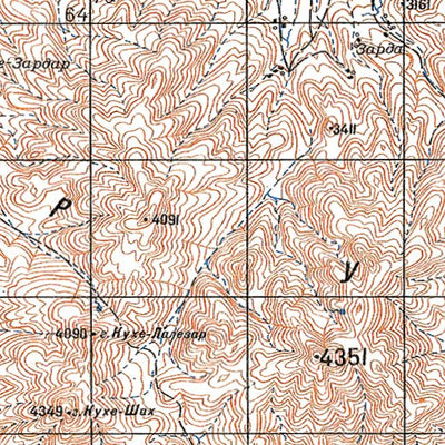 Avenza Systems Inc. Soviet Genshtab - h40-21 - Iran (Islamic Republic of) digital map