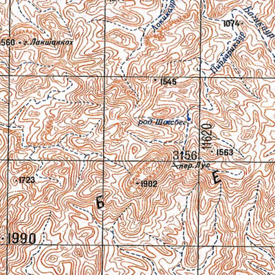 Avenza Systems Inc. Soviet Genshtab - h41-35 - Pakistan digital map