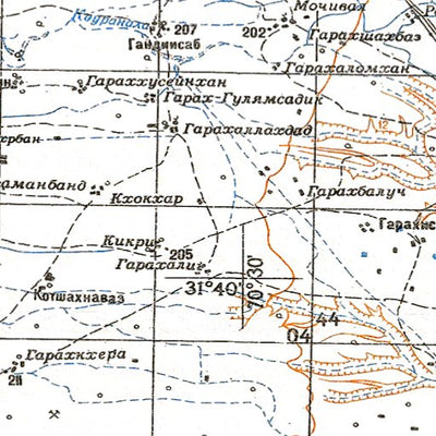 Avenza Systems Inc. Soviet Genshtab - h42-05 - Pakistan digital map
