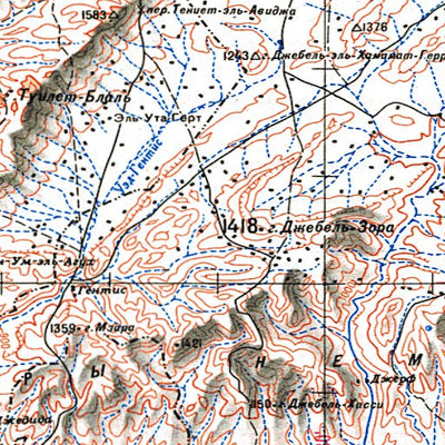 Avenza Systems Inc. Soviet Genshtab - i32-1 - Tunisia digital map