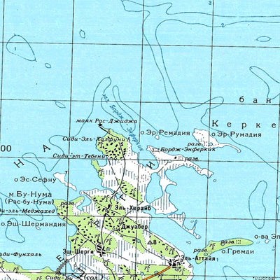Avenza Systems Inc. Soviet Genshtab - i32-12 - Tunisia digital map