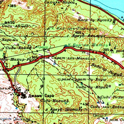 Avenza Systems Inc. Soviet Genshtab - i34-29 - Libyan Arab Jamahiriya digital map