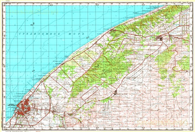 Avenza Systems Inc. Soviet Genshtab - i34-33 - Libyan Arab Jamahiriya digital map