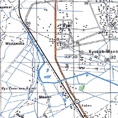 Avenza Systems Inc. Soviet Genshtab - i38-089 - Iraq digital map