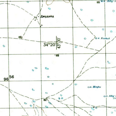 Avenza Systems Inc. Soviet Genshtab - i38-14 - Iraq digital map