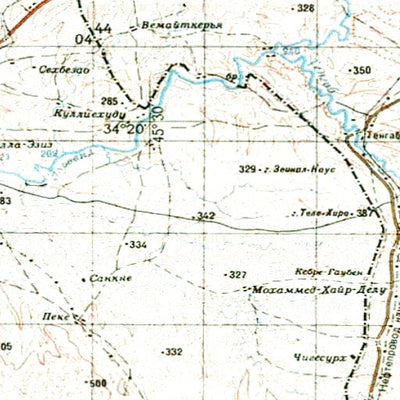 Avenza Systems Inc. Soviet Genshtab - i38-16 - Iraq digital map