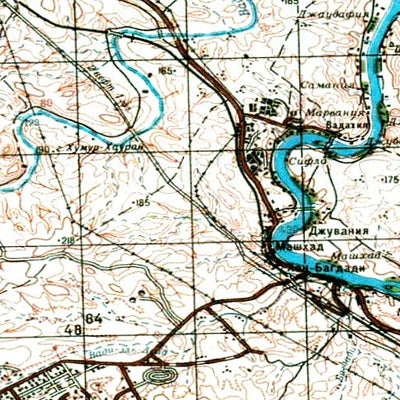 Avenza Systems Inc. Soviet Genshtab - i38-19 - Iraq digital map