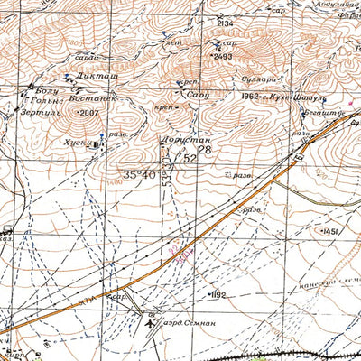 Avenza Systems Inc. Soviet Genshtab - i39-06 - Iran (Islamic Republic of) digital map