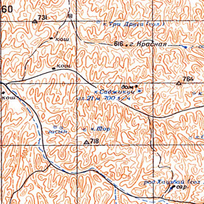 Avenza Systems Inc. Soviet Genshtab - i41-03 - Turkmenistan digital map