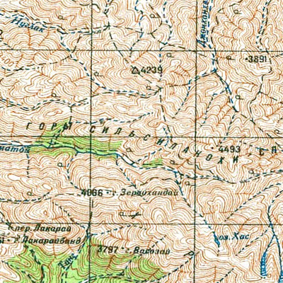 Avenza Systems Inc. Soviet Genshtab - i42-16 - Pakistan digital map