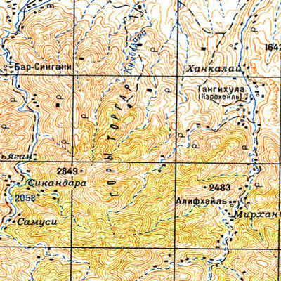 Avenza Systems Inc. Soviet Genshtab - i42-17 - Pakistan digital map