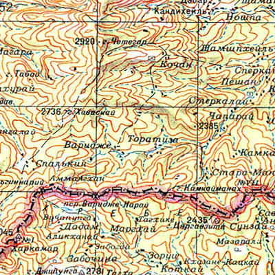 Avenza Systems Inc. Soviet Genshtab - i42-28 - Pakistan digital map