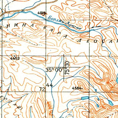 Avenza Systems Inc. Soviet Genshtab - i43-10 - Pakistan digital map