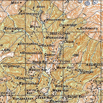 Avenza Systems Inc. Soviet Genshtab - i43-21 - Pakistan digital map