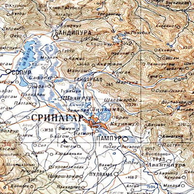 Avenza Systems Inc. Soviet Genshtab - i43 digital map