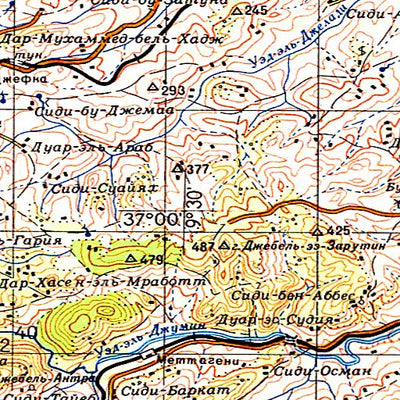 Avenza Systems Inc. Soviet Genshtab - j32-28 - Tunisia digital map