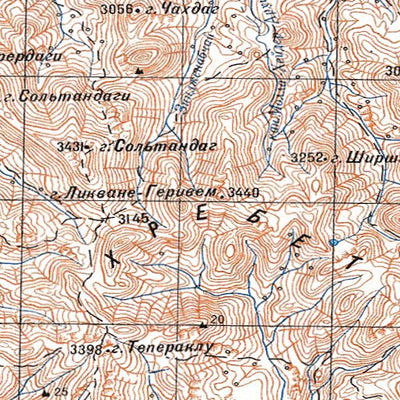 Avenza Systems Inc. Soviet Genshtab - j38-23 - Iran (Islamic Republic of) digital map