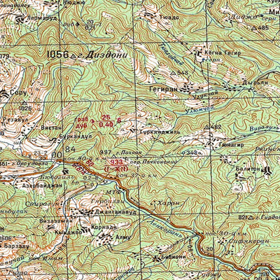 Avenza Systems Inc. Soviet Genshtab - j39-07 - Iran (Islamic Republic of) digital map