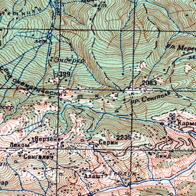 Avenza Systems Inc. Soviet Genshtab - j39-35 - Iran (Islamic Republic of) digital map