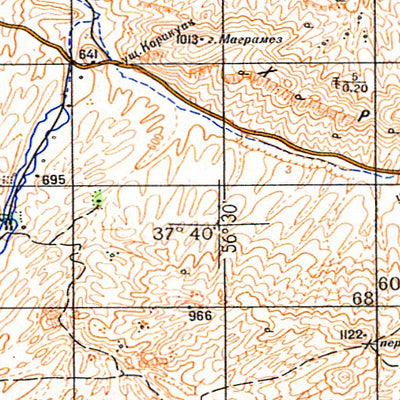 Avenza Systems Inc. Soviet Genshtab - j40-21 - Iran (Islamic Republic of) digital map