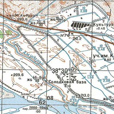 Avenza Systems Inc. Soviet Genshtab - j41-057 - Turkmenistan digital map