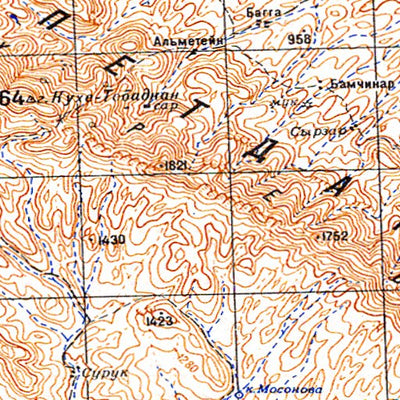 Avenza Systems Inc. Soviet Genshtab - j41-31 - Turkmenistan digital map