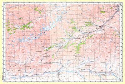 Avenza Systems Inc. Soviet Genshtab - j43-003 - Kyrgyzstan digital map