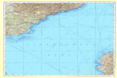 Avenza Systems Inc. Soviet Genshtab - k32-1 - Monaco digital map