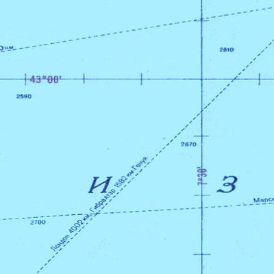 Avenza Systems Inc. Soviet Genshtab - k32-1 - Monaco digital map