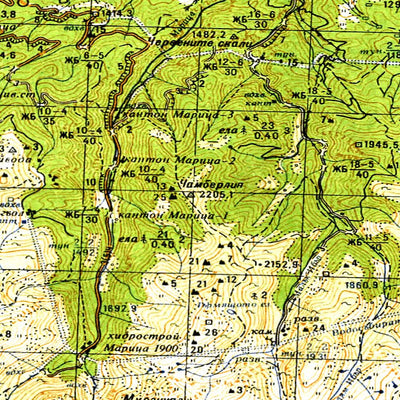 Avenza Systems Inc. Soviet Genshtab - k34-072 - Bulgaria digital map