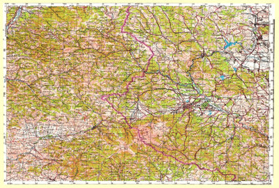 Avenza Systems Inc. Soviet Genshtab - k34-17 - Serbia digital map