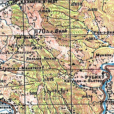 Avenza Systems Inc. Soviet Genshtab - k34-20 - Montenegro digital map