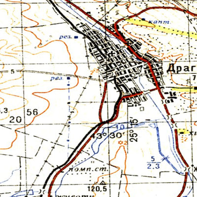 Avenza Systems Inc. Soviet Genshtab - k35-015 - Romania digital map