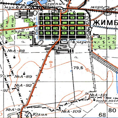 Avenza Systems Inc. Soviet Genshtab - l34-078 - Serbia digital map