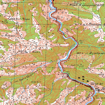Avenza Systems Inc. Soviet Genshtab - l34-084 - Romania digital map