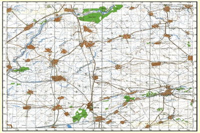 Avenza Systems Inc. Soviet Genshtab - l34-091--(1996) - Serbia digital map