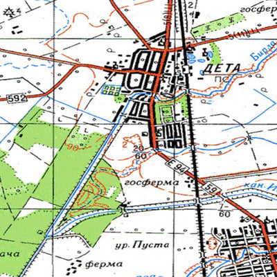 Avenza Systems Inc. Soviet Genshtab - l34-091 - Serbia digital map