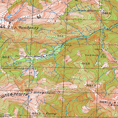 Avenza Systems Inc. Soviet Genshtab - l34-096 - Romania digital map