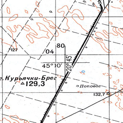 Avenza Systems Inc. Soviet Genshtab - l34-102 - Serbia digital map