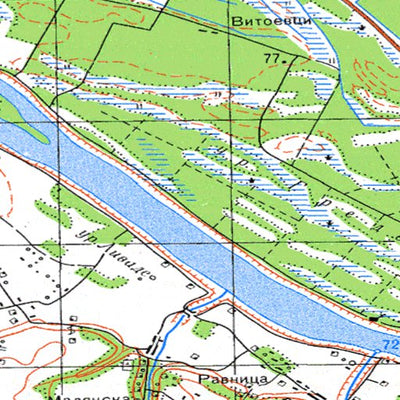 Avenza Systems Inc. Soviet Genshtab - l34-112 - Serbia digital map