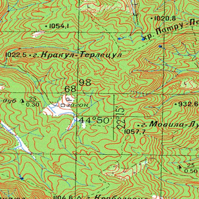 Avenza Systems Inc. Soviet Genshtab - l34-117 - Serbia digital map