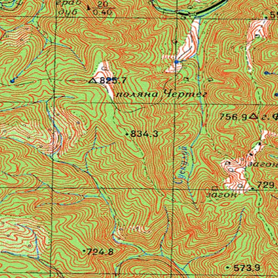 Avenza Systems Inc. Soviet Genshtab - l34-117 - Serbia digital map