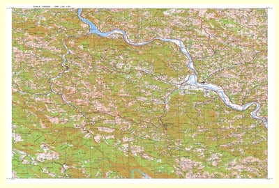Avenza Systems Inc. Soviet Genshtab - l34-135 - Serbia digital map