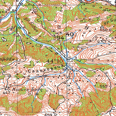 Avenza Systems Inc. Soviet Genshtab - l34-137 - Serbia digital map