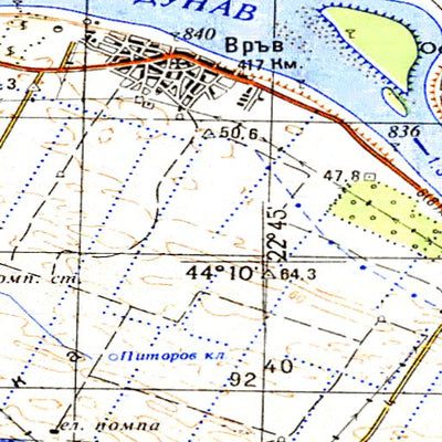 Avenza Systems Inc. Soviet Genshtab - l34-142 - Serbia digital map