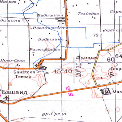 Avenza Systems Inc. Soviet Genshtab - l34-21 - Serbia digital map