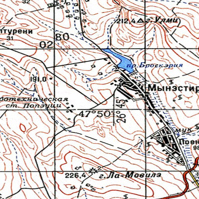 Avenza Systems Inc. Soviet Genshtab - l35-006--(1972) - Romania digital map